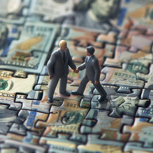 High-profile finance merger and acquisition negotiation