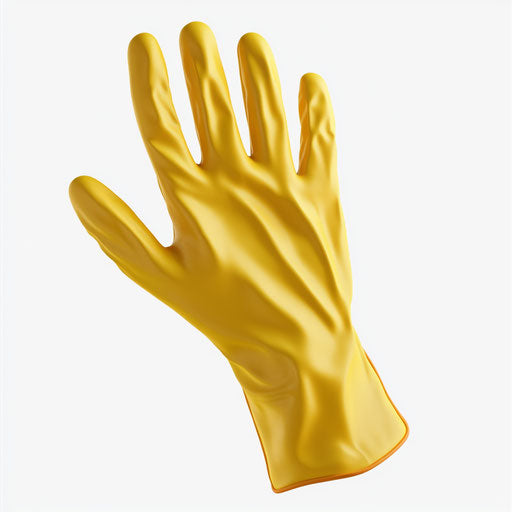 Realistic illustration of rubber gloves