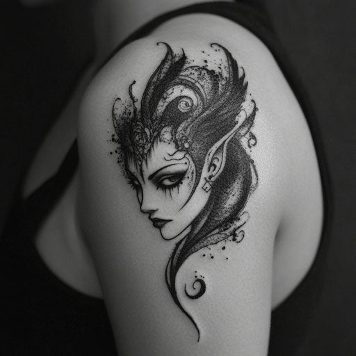 Shoulder Tattoos For Females Tattoo Design Kit