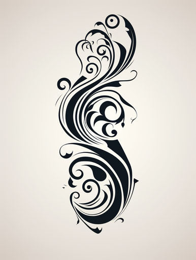 Tribal tattoo designs for men and women, dark twisted style