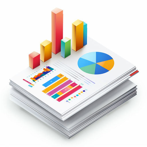 Report clipart with white background and smooth finishes