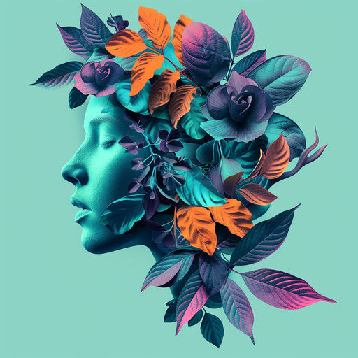 Photorealistic winner clipart with teal flat background