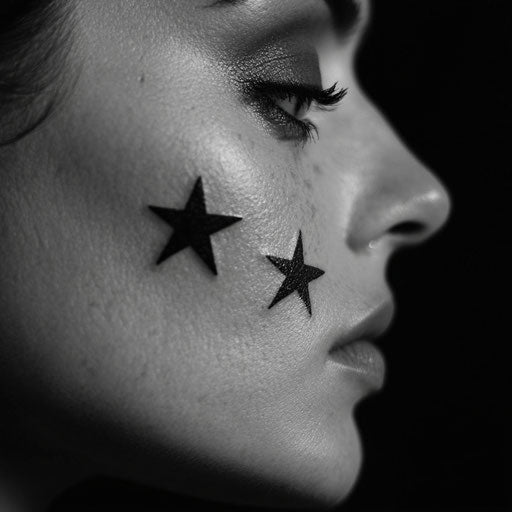 Small Face Tattoos Tattoo Blueprint Set