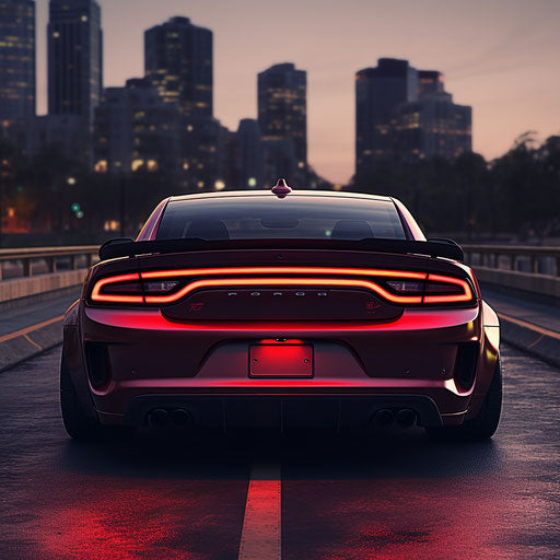 Hellcat Rearview Dodge