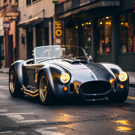 Luxury variant ac car Shelby Cobra with high-end finishes
