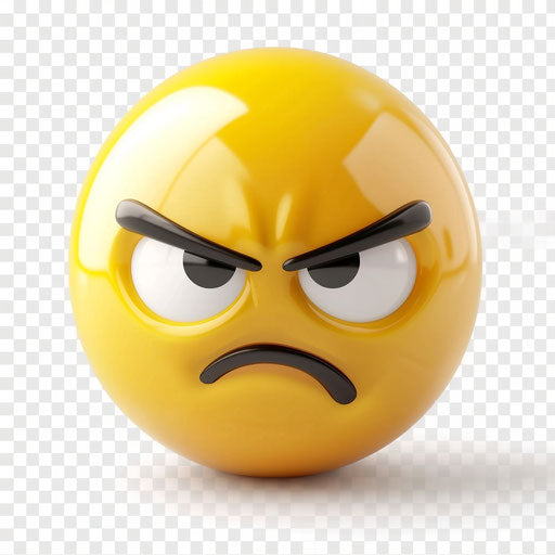 Customize Merch with High-Quality Angry Emoji