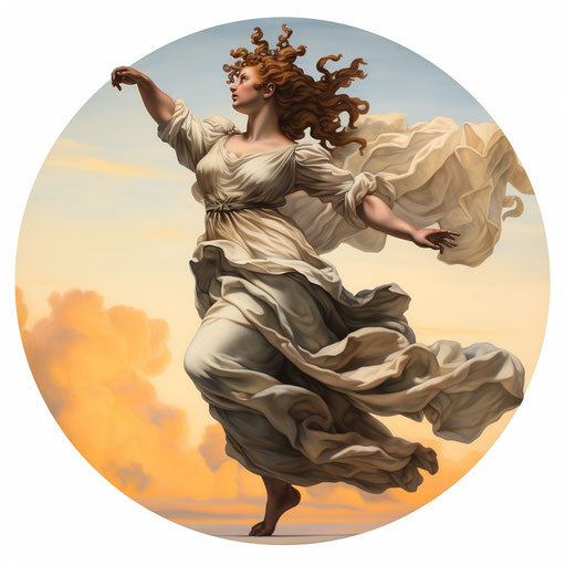 Venus clipart in the style of Oil painting, on a white background