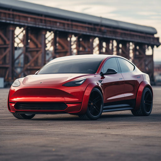 Modern restoration of Tesla model y