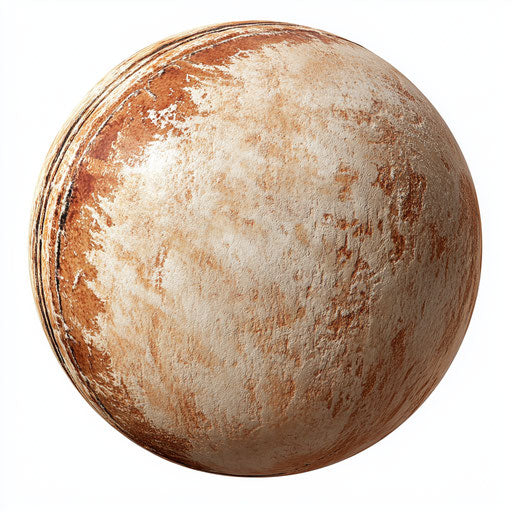 Realistic clipart of a cricket ball