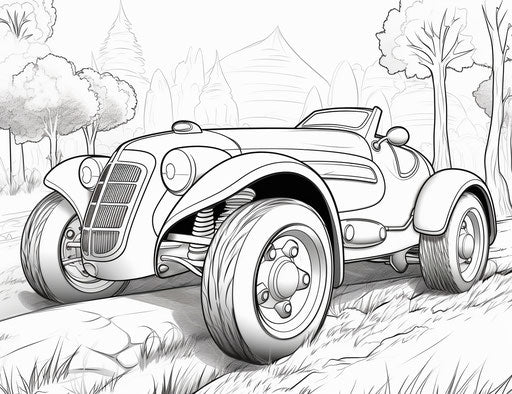 Cars coloring pages for kids