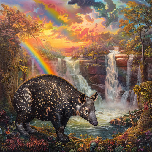 Bairds Tapir: The Essence of Wilderness in 4K