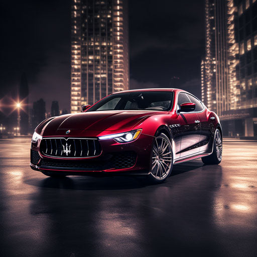 Classic aerodynamic enhancements of the Maserati Ghibli