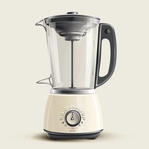 Blender clipart in photorealistic style with flat white background