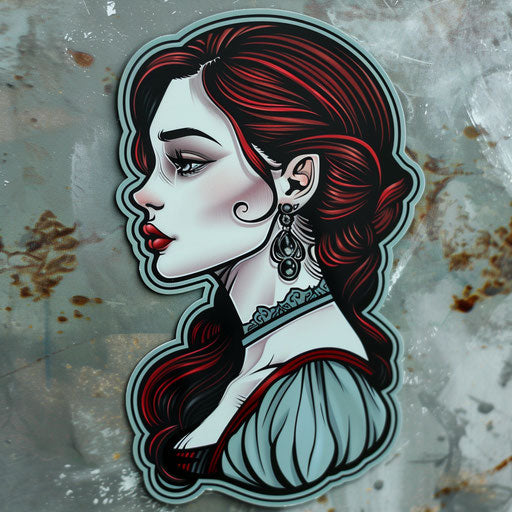 The dream girl of the dream girl sticker