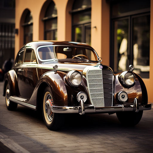 Classic Mercedes Benz brown