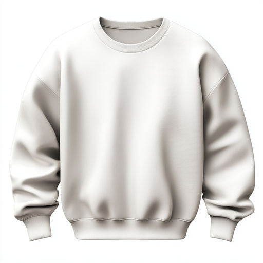 Realistic illustration of a sweatshirt, high resolution, no background, isolated