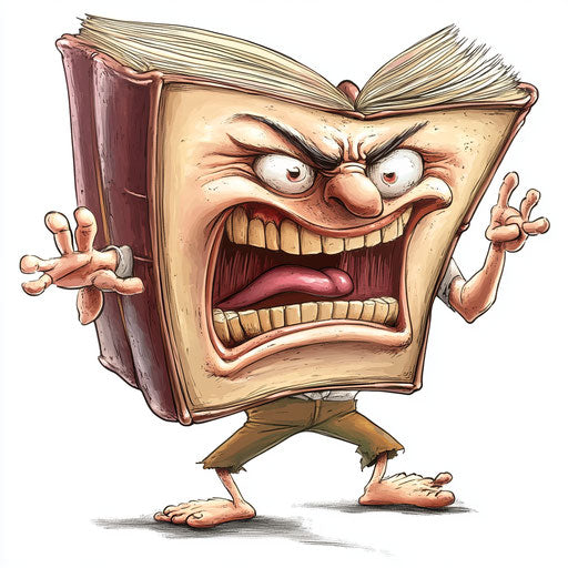 Personalized Book Caricature Clipart for Special Occasions