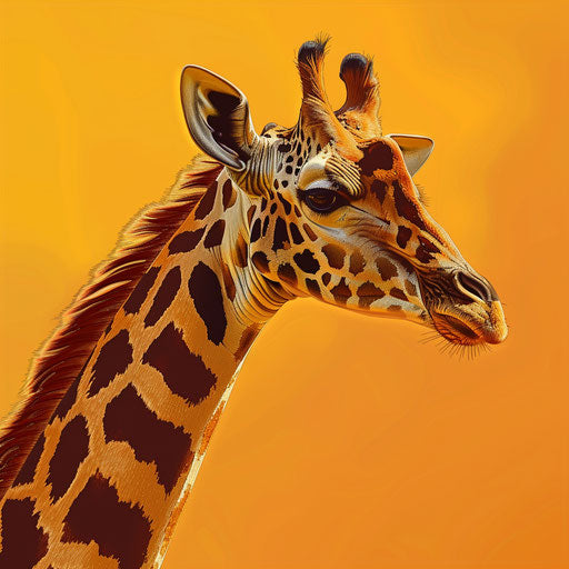 Safari clipart in photorealistic style with a flat random background, vibrant tones and enhanced clarity