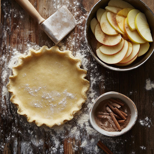 Apple pie preparation