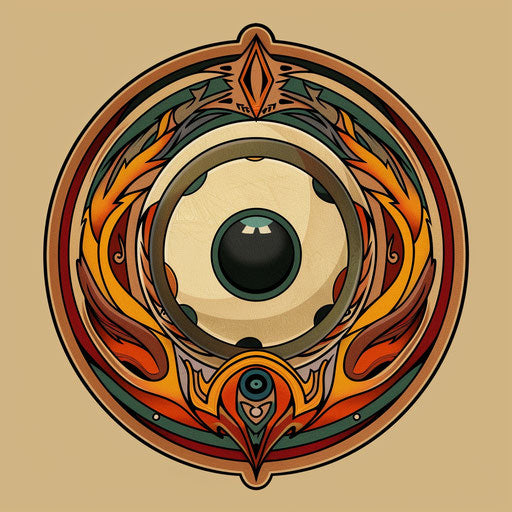 Earth-toned tribal sphere