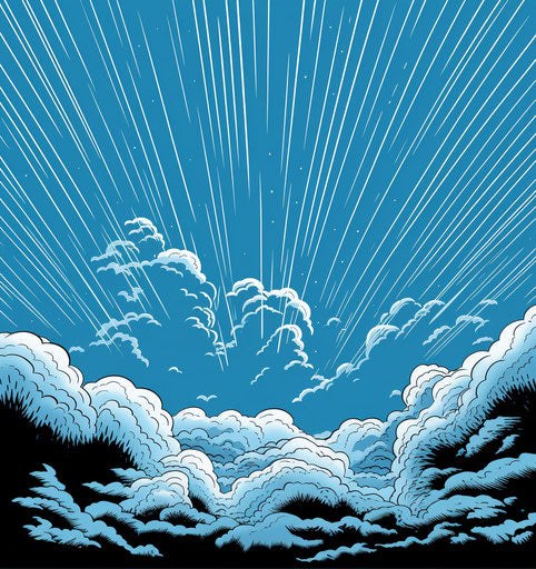 Clouds rain thunder storm cloud vector illustration black white