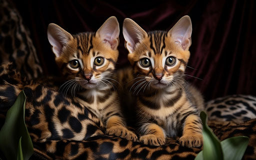 Twin Bengal kittens for sale and adoption