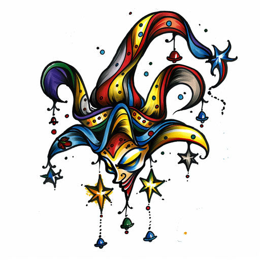 Colorful and Whimsical Jester's Hat Design
