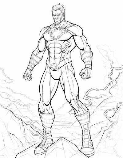 Lightning bolt coloring page photo 20