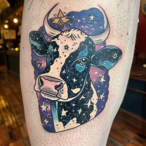 Cow Tattoo Design Kit