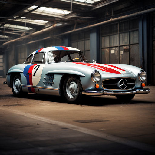 Classic Racing Stripes Mercedes Benz