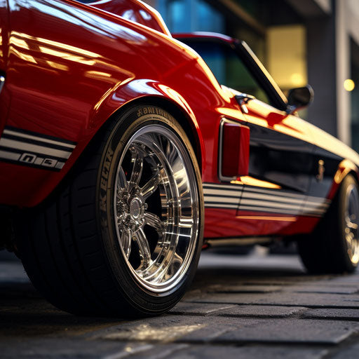 Ford Mustang GT Shelby: classic with Dubs tires