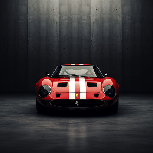 Classic racing stripes for Ferrari GT