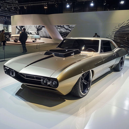 1967 Chevy Bel Air with retro-futuristic redesign