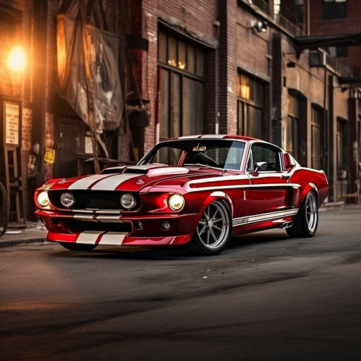 Classic bright cherry red