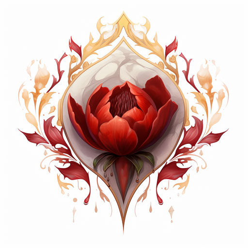 Wedding card logo clip art download, Oil painting style on white background