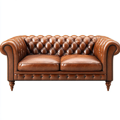 Realistic Chesterfield Sofa, high resolution, isolated