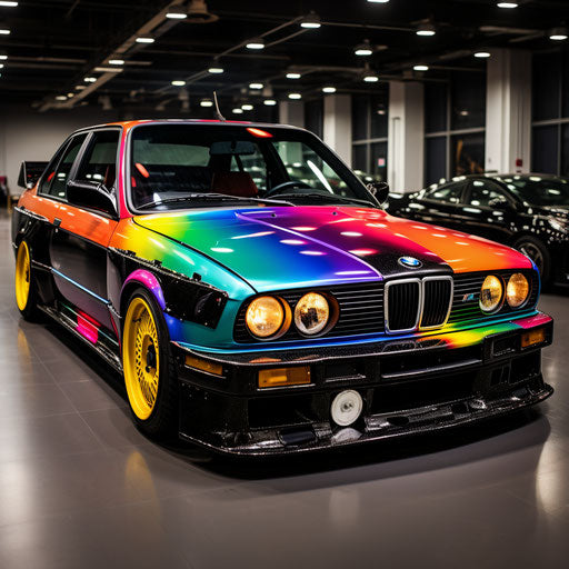 BMW M3 classic Rainbow colors
