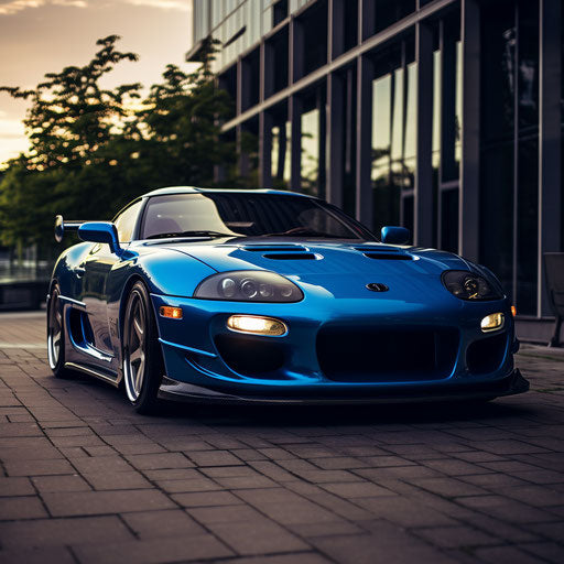 Toyota Supra classic Bright blue