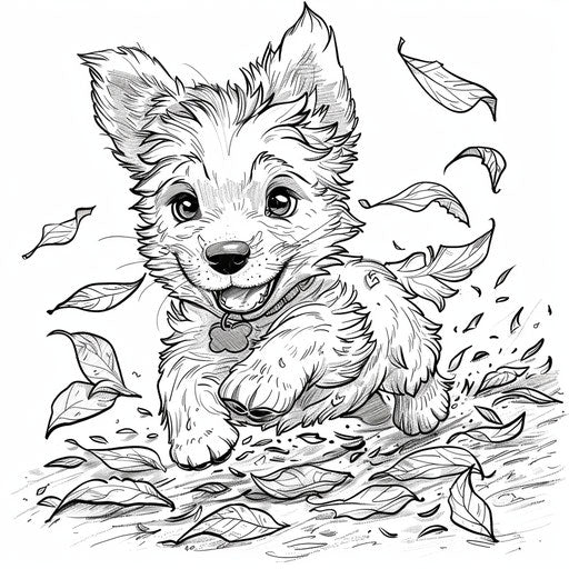 Discover Cute Puppy Coloring Pages - Creative Fun Awaits
