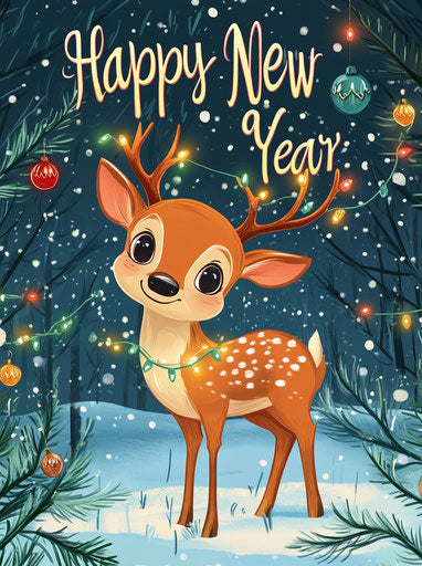 Joyful New Happy New Year Pic NYE Greeting Packs