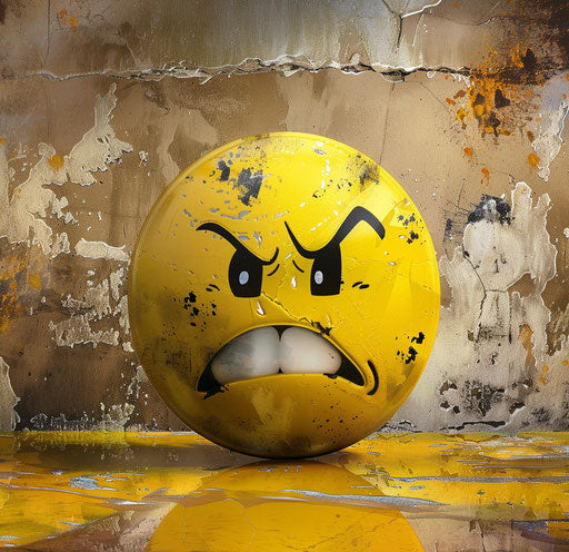 MSN Messenger's emoticon HD photo, destructive yellow and silver
