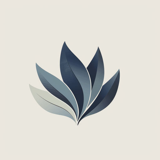 Graphic design logo with a professional look and muted colors