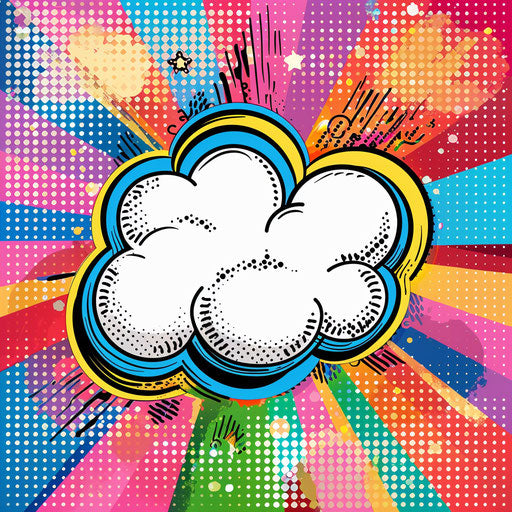 Comic-style bubble with an inspiring quote