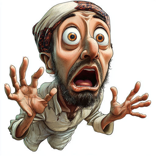 Creative Eid Caricature Clipart in Vector and 4K Formats