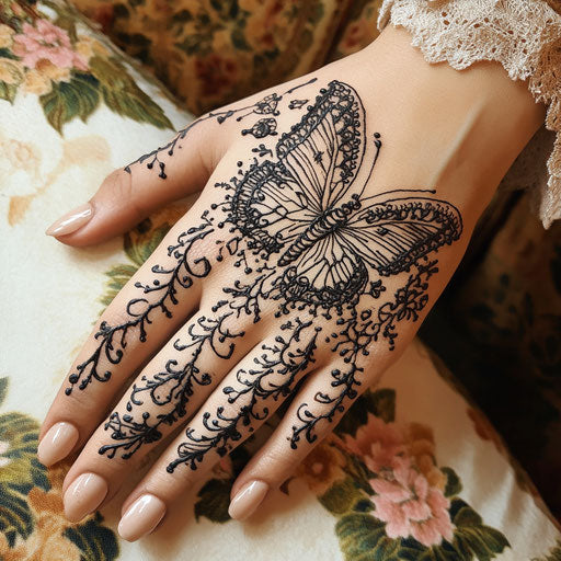 Henna Hand Tattoo Tattoo Design Kit