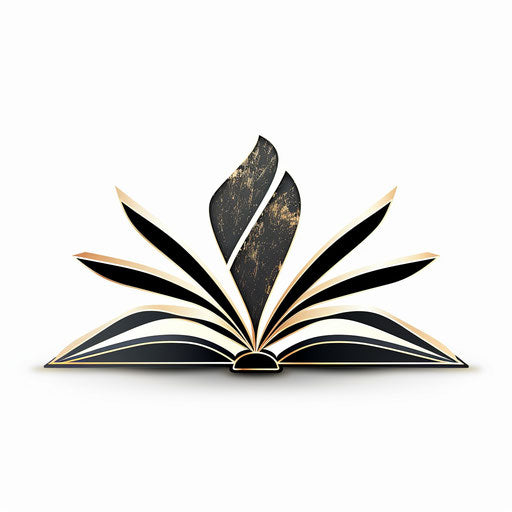 Realistic open book for symbol of knowledge