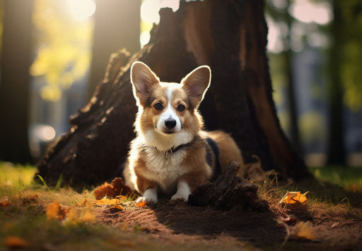 Pedigree Corgi at Memorial Park