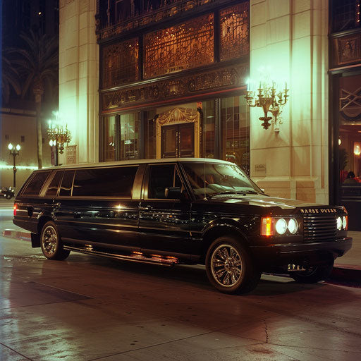 Luxury limousine built from a 1994 Range Rover