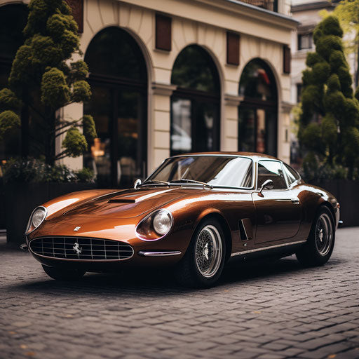 Classic luxury variant of Ferrari GT with high-end finishes