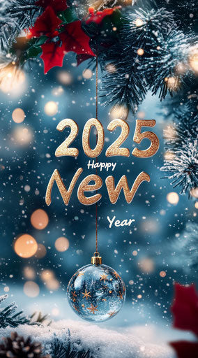 Vibrant Happy New Year 2025 Photos NYE Visuals